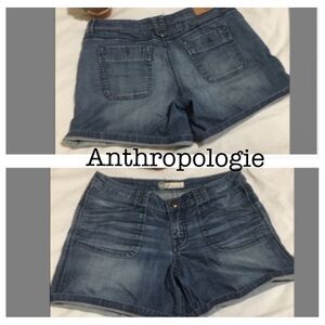 ANTHROPOLOGIE • Level 99 Denim Shorts